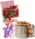 send roses with cake to taguig city