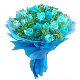 send blue rose to manila