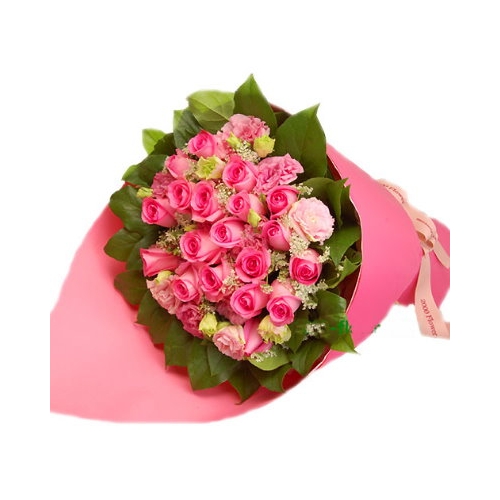 36 Pink Roses Bouquet