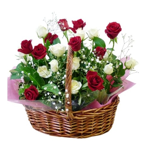 send white and red rose to philippines